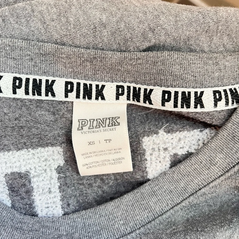 Victoria's Secret Gray Long Sleeve with Gold Sequins - Picture 2 of 10